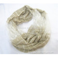 fashion lady's knitted scarf with lace loop